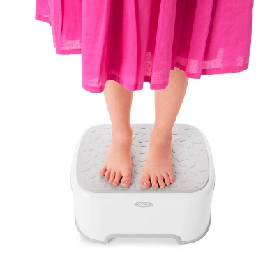 OXO Toilet Step Stool - Gray 2 OXO Toilet Step Stool - Gray - Image 2