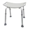 McKesson Bath Bench Aluminum Shower Seat, 300 Lbs Capacity, 1 Count
