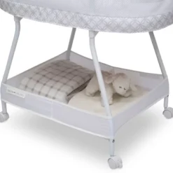 Delta Children Sweet Dreams Bassinet With Airflow Mesh - Gray Infinity -Baby Products Store GUEST f1d41123 fe7d 4146 b1a5 7da7fe4df422
