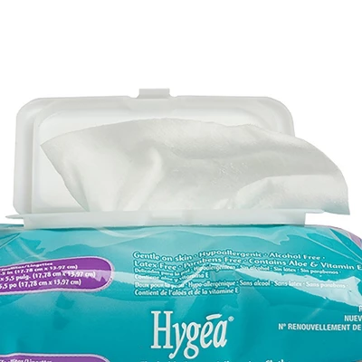 Hygea Flushable Personal Wipes With Aloe, 48 Wipes, 12 Packs, 576 Total 2 Hygea Flushable Personal Wipes With Aloe, 48 Wipes, 12 Packs, 576 Total - Image 2