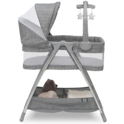 Simmons Kids' City Sleeper Bassinet - Gray Tweed -Baby Products Store GUEST f42517e8 2560 4b0d 9a0f f4b173858a3e