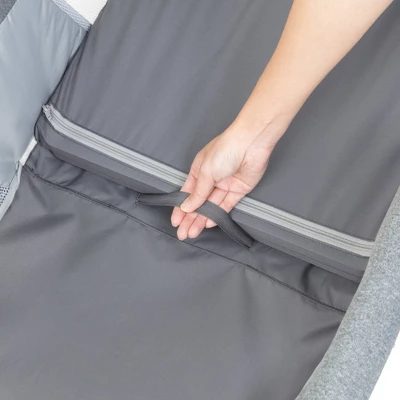 Baby Trend Quick-Fold 2-in-1 Rocking Portable Bassinet - Shadow Stone Gray 5 Baby Trend Quick-Fold 2-in-1 Rocking Portable Bassinet - Shadow Stone Gray - Image 5