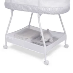 Delta Children Curve Bassinet - White And Gray 10 Delta Children Curve Bassinet - White And Gray -Baby Products Store GUEST fb5b08b5 7b15 466e 9c73 4e4ce157f92e
