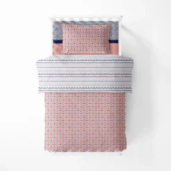 Bacati - Olivia Coral Navy 4 Pc Toddler Bedding Set 14 Bacati - Olivia Coral Navy 4 Pc Toddler Bedding Set -Baby Products Store GUEST fd552602 0520 4f83 baee 01b2cb939b48