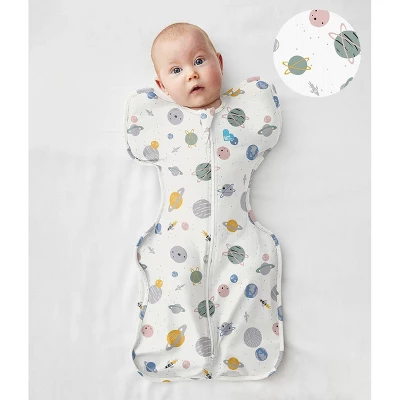 Love To Dream Designer Collection Adaptive Swaddle Wrap - Lite Space White - Newborn 1 Love To Dream Designer Collection Adaptive Swaddle Wrap - Lite Space White - Newborn